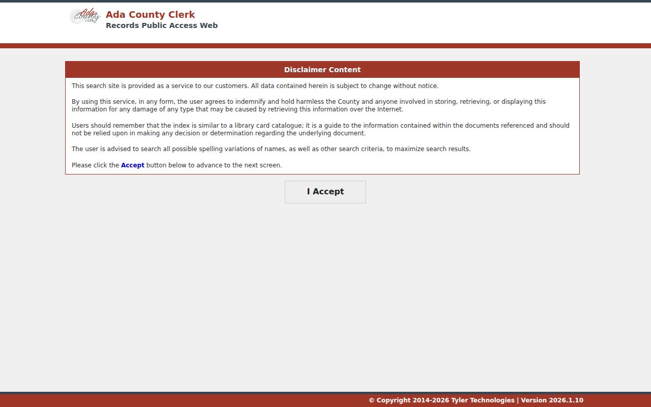 Meridian previous residents Recorder plats and surveys search